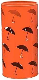 Demir Şemsiye Standı - Yuvarlak Şemsiye Tutucu Raf için Uzun/Kısa Şemsiye için Uygun Kapalı, Açık, Koridor (Renk: