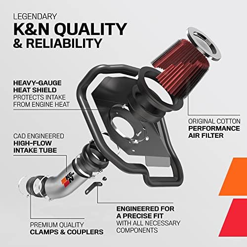 K & N Soğuk hava girişi Kiti: Hızlanma ve Motor hırıltısını artırın, beygir gücünü 8hp'ye kadar artırması garanti