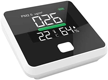 N / A PM2. 5 Dedektörü Hava Kalitesi Dedektörü Sıcaklık Nem Ölçer gaz monitörü LCD Ekran Toz Termometre Çok Fonksiyonlu