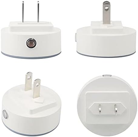 2 Paket Plug-in Gece Lambası LED Gece Lambası Alacakaranlıktan Şafağa Sensörü Çocuk Odası, Kreş, Mutfak, Koridor Gri
