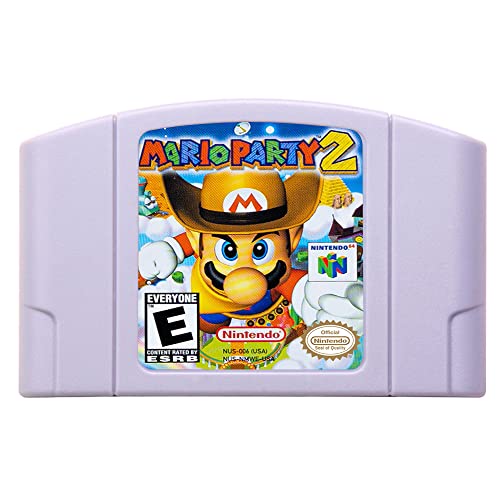 Yeni N64 Oyunları Kartuşu Mario Parti 2 ABD Versiyonu NTSC İçin N64 Konsolu Oyun Kartı