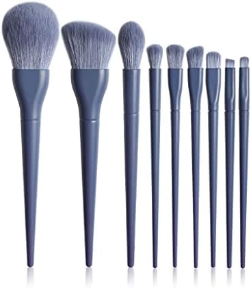 SDFGH 9 Makyaj Fırçalar Set Komple Göz Farı Fırçalar Güzellik Araçları Gevşek Toz Allık Dudak Fırçalar (Renk: Bir,