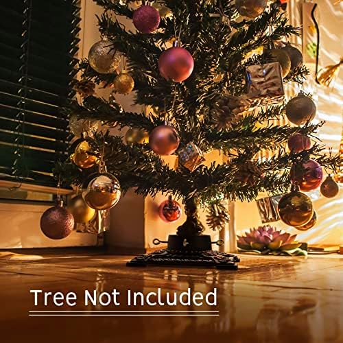 Ventray Noel Ağacı Standı ile Su Rezervuar,13.66x13.66x5.51 İnç,klasik Ağır Evrensel Noel Ağacı Yapay Sandıklar Standı