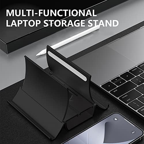 btrfe Dikey Dizüstü Standı, Masaüstü Standı Tutucu ile Otomatik Ayarlanabilir Dock Genişliği, Uyumlu Tüm MacBook/Yüzey/Samsung/HP/Dell/Krom