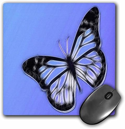 3dRose LLC 8 x 8 x 0,25 inç Mouse Pad, Monarch Kelebek A (mp_12547_1)