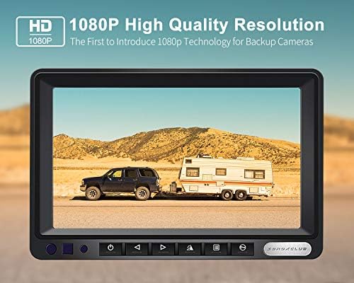 ZEROXCLUB HD 1080 P Dijital Kablosuz Yedekleme Kamera Sistemi Kiti için RV / Kamyon / Römork / Van / Otobüs, IR Gece