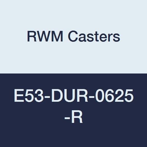 RWM Tekerlekler E53-DUR-0625 - R Ekonomi 53 Serisi 7-1 / 2 Yüksek, 6 Durastan Tekerlek, Sert Tekerlek