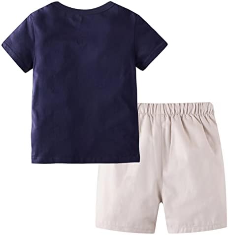 BİBNice Yürümeye Başlayan Çocuk Giysileri Çocuklar yaz kıyafetleri Gömlek Kısa Setleri 2-7T