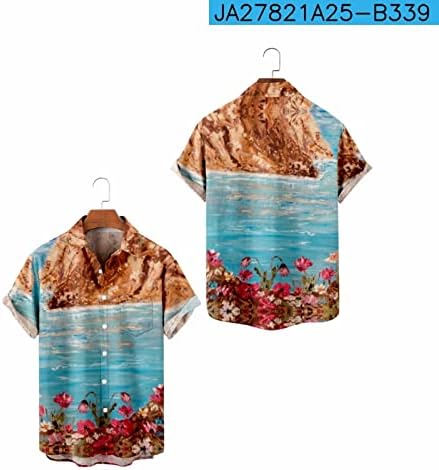 Xiloccer Erkek Gömlek Düğmesi Yakalı Gömlek Casual T Shirt Erkek Takım Elbise Gömlek erkek Iş Rahat Gömlek Yaz Tatili
