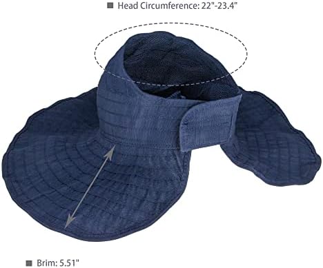 Açık Yaz güneş şapkaları Kadınlar için Geniş Ağız plaj şapkası Paketlenebilir UPF 50 + Güneş Koruma Siperliği Şapka