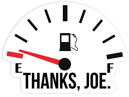 Teşekkürler Joe Gaz Göstergesi vinil yapışkan Oto Araba Kamyon Duvar Dizüstü / Etiket / 5.5 Geniş