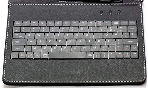 Navitech Siyah Klavye Kılıf ile Uyumlu Lenovo Tab3 8 7 Tablet