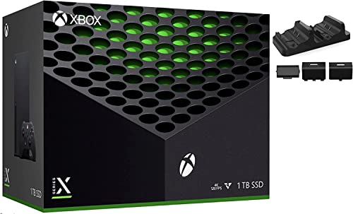 2021 Yeni Microsoft Xbox Serisi X 1TB SSD Video Oyun Konsolu + 1 Kablosuz Denetleyici, 16GB GDDR6 RAM, 8X Çekirdek
