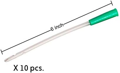 HealthAndYoga (TM) Lavman Malzemeleri - Kısa 15 Santimetre Rahatsızlık Vermeyen, Tıbbi Sınıf Kolon Uçları-Pürüzsüz