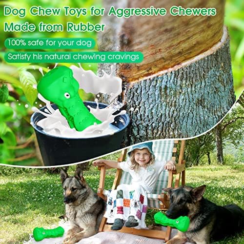 Fuufome Büyük Köpekler için Köpek Oyuncakları / Köpek Çiğneme Oyuncakları / Agresif Çiğneyiciler için Köpek Oyuncakları