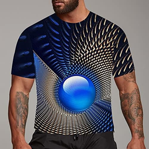 SKRK Erkek Overshirt erkek Moda 3D Baskı T Shirt Komik Grafik Desen Crewneck Kısa Kollu Tees Erkek Overshirt