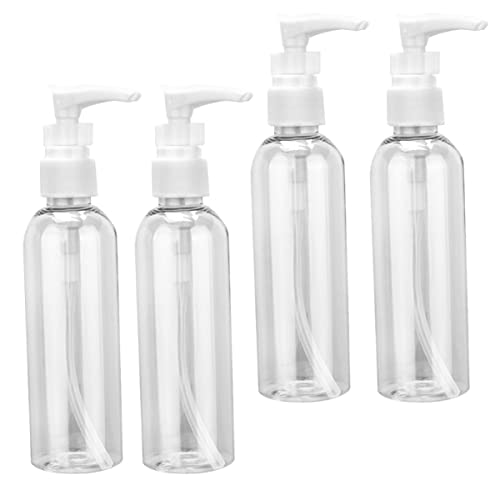 8 adet Şeffaf Beyaz Moda Pompa Taşınabilir Kozmetik Köpük Şampuan Basın Şişeleri Emülsiyon Depolama Ml Tutucu Banyo