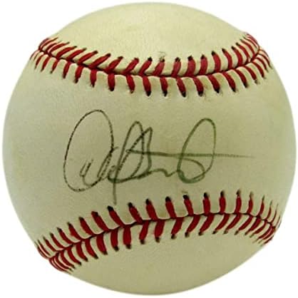 Dave Stewart Oakland Atletizm İmzalı / İmzalı OAL Beyzbol 162758-İmzalı Beyzbol Topları