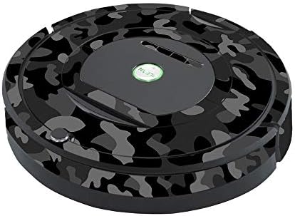 Irobot Roomba 770 Robot Vakumla Uyumlu MightySkins Cilt-Siyah Kamuflaj / Koruyucu, Dayanıklı ve Benzersiz Vinil Çıkartma
