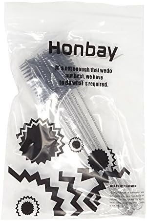Honbay 10 ADET 7.87 İnç Naylon Tüp Fırça Seti Temizleme Fırçası Seti test tüpü, Su Şişeleri, pipet, Gözlük, Klavye,