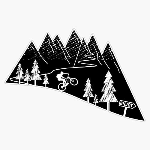 Dağ Bisikleti MTB Bisiklet Bisiklet Biker Hediye Sticker Sticker Çıkartması TAMPON çıkartması Su Geçirmez 5
