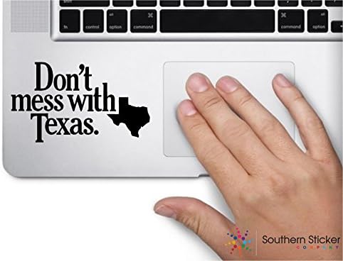 Yok Karışıklık Texas 4x2. 5 Siyah Devlet Komik Güney Mizah ABD Amerika Birleşik Devletleri Renkli Etiket Devlet Çıkartması