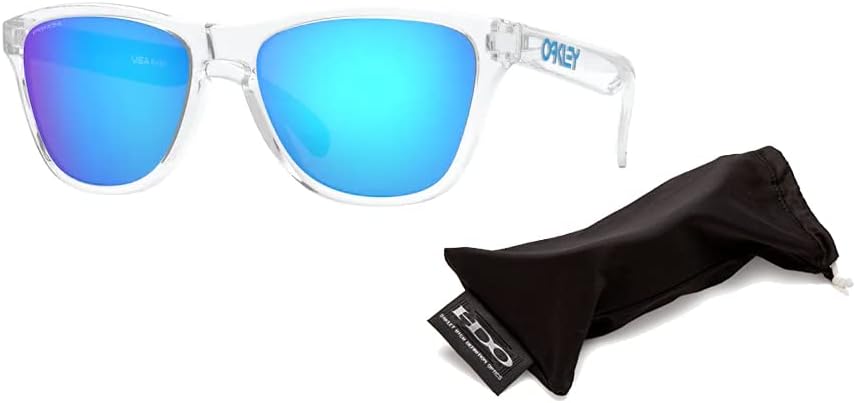 Oakley Çocuk Frogskins Xs OJ9006 Yuvarlak Genç Güneş Gözlüğü + PAKET Tasma + Tasarımcı Giyim Bakım Seti