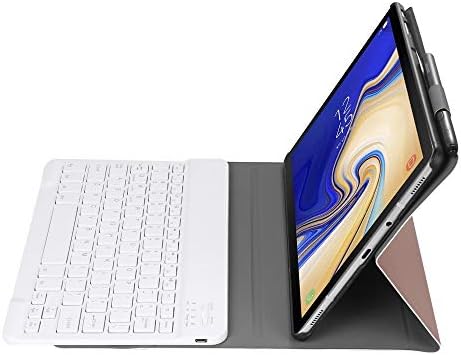 Tablet PC Kasa Ultra İnce Ayrılabilir Bluetooth Klavye Deri samsung kılıfı Galaxy Tab A 10.1 (2019) t510 / T515, Kalem