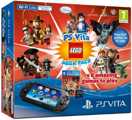 Sony PS Vita Slim Konsolu Lego Mega Paketi Paketi 8Gb Hafıza Kartı 6x Oyunlar