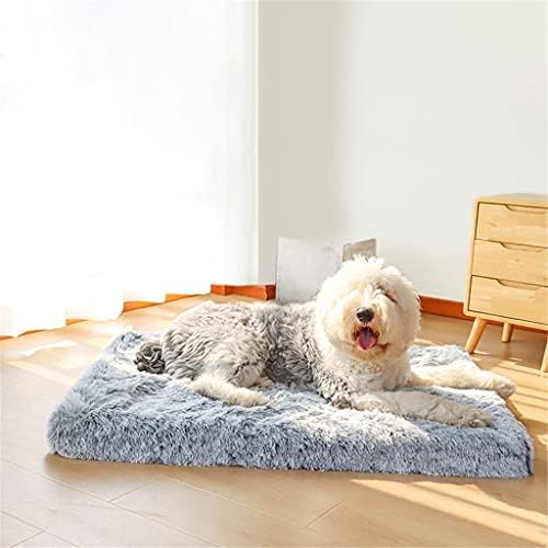 WZHSDKL Ultra Peluş Köpük köpek yatağı Dikdörtgen Kedi Köpek Paspaslar / Çıkarılabilir Kapak Pet Yatak Yastık Küçük