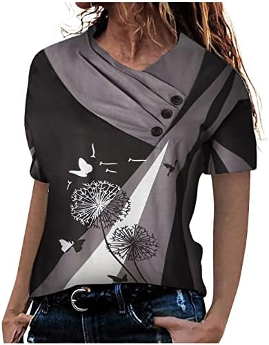 Comigeewa Brunch Tees Kızlar için Yaz Sonbahar Kısa Kollu Grafik Gevşek Fit Bluzlar Tişörtleri Bayan 2023 Giyim JU