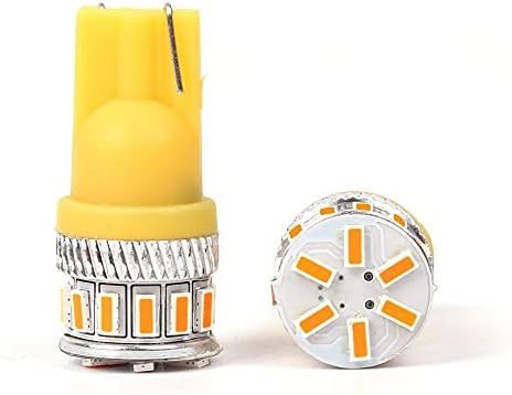 Alla Aydınlatma 2x Süper Parlak Amber Sarı W5W 168 175 LED Ampuller İç Harita Side Marker İşık Lambaları ile Uyumlu