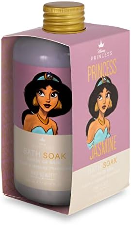 MAD BEAUTY Disney Pure Princess Jasmine Bath Soak, Şakayık ve Yasemin Kokulu Köpük Banyosu, Köpürt ve Kraliyet Kokusu,