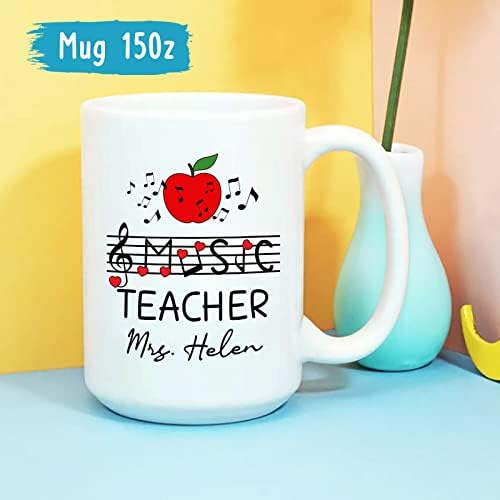 Müzik Öğretmeni Kupası, Kişiselleştirilmiş Müzik Öğretmeni Kahve Kupası, Yeni Müzik Öğretmeni Kupa Hediyeleri, Öğretmen