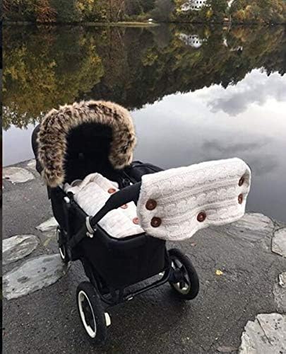 Unisex Bebek kundak battaniyeleri Yumuşak Kalın Polar Örme Bebek Kız Erkek Arabası Eldiven Wrap Alma Battaniye