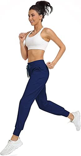 UEU kadın Jogger dinlenme pantolonu Hafif Atletik İpli Sweatpants Cepler ile Rahat Egzersiz Koşu