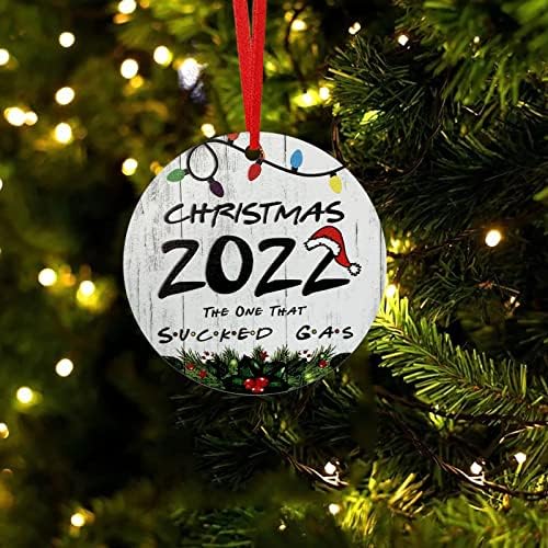 Noel Tatili Noel Korkunç Kolye Korkunç Noel Kolye 2022 Noel Ağacı Ahşap Süslemeleri Vintage İçme Mutlu