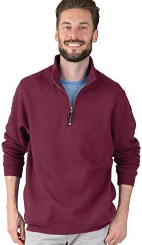 Charles River Giyim Erkek Crosswind Çeyrek Fermuarlı Sweatshirt (Normal ve Büyük Boy Bedenler)