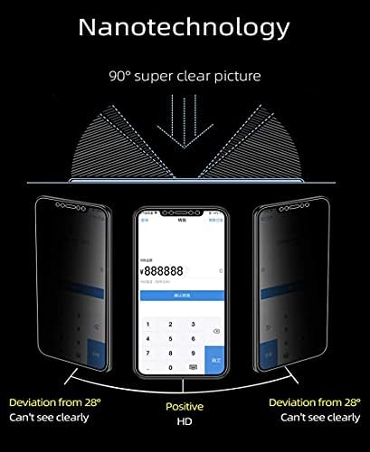 Iıseon Premium Gizlilik Hidrojel koruyucu film Oneplus 8 Pro 6.78, 2 Adet Yumuşak TPU Ekran Koruyucular [Anti-casus]