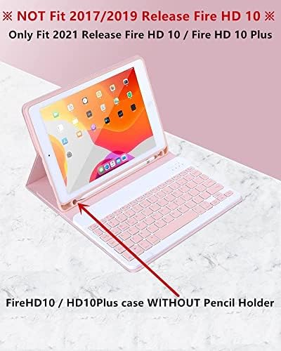YEEHı Arkadan Aydınlatmalı Klavye 11. Nesil Fire HD 10 ve Fire HD 10 Plus Tablet için (Yalnızca 2021 Sürümüne Uygundur)