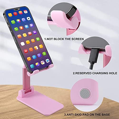 Sevimli Karikatür Lama Mavi cep telefonu standı Masası Katlanabilir telefon tutucu Yükseklik Açısı Ayarlanabilir Sağlam