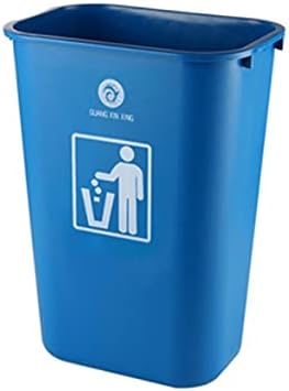 WXXGY çöp kutuları çöp tenekesi çöp tenekesi Açık Ev Mutfak Çevre Dostu Ticari Toplama geri dönüşüm kutusu/Mavi/30L