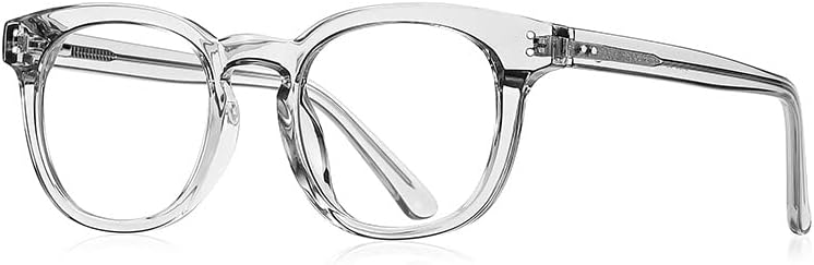 RESVIO Bayan Retro okuma gözlüğü El yapımı Yuvarlak yaylı menteşeler Çerçeveleri Okuyucular Şeffaf
