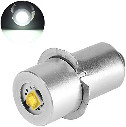 Delaman el feneri yedek ampuller P13. 5S 3 W Mini yüksek parlak meşaleler LED acil ışık çalışma lambası (beyaz 3 V)