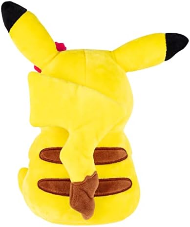 Pokémon Pikachu Pembe Çiçek Peluş Doldurulmuş Hayvan Oyuncak, 8 - Resmi Lisanslı-Çocuklar için Paskalya Hediyesi