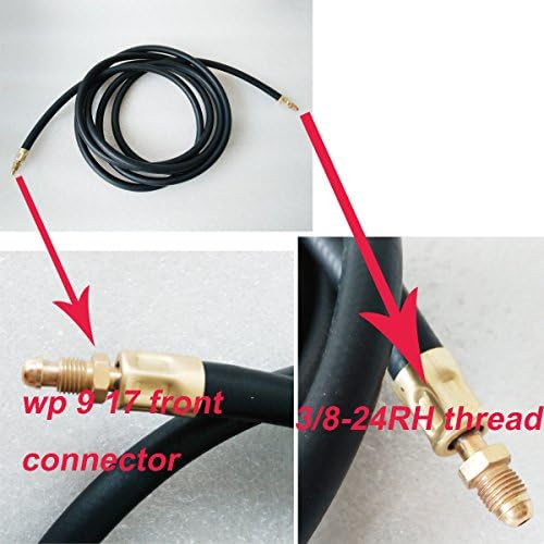 B. W. P Güç kablo hortum 57Y01R 1-pc Tarzı 12.5' SR DB PTA WP-9 WP-17 TIG Kaynak Meşale