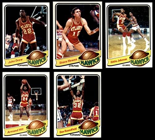 1979-80 Topps Atlanta Hawks Takım Seti Atlanta Hawks (Set) NM Hawks