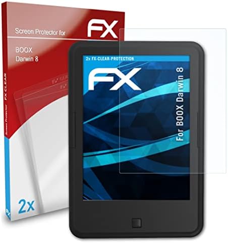 atFoliX Ekran koruyucu Film ile Uyumlu BOOX Darwin 8 Ekran Koruyucu, Ultra Net FX koruyucu film (2X)