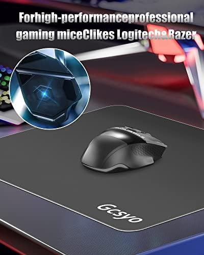 Logitech G502/G PRO/G703 için Profesyonel Cam Oyun Mouse Pad, Avid Gamer için Büyük Kaymaz Mousepad-Pürüzsüz Fare