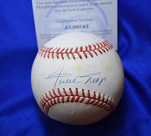 Willie Mays PSA DNA Coa İmzası Ulusal Lig ONL İmzalı Beyzbol - İmzalı Beyzbol Topları